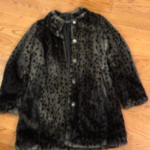 Faux gray and black Via spiga jacket, very classy!